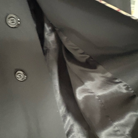 Black Trench Coat Burberry Sample - Picture 4 of 7